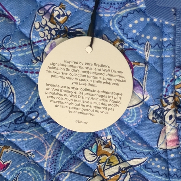 Vera Bradley Disney Blue Patterned Bag - Picture 11 of 13